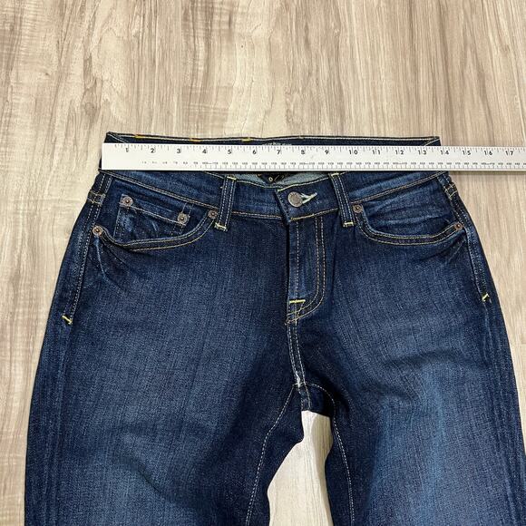 Lucky Brand Classic Rider Bootcut Leg Blue Jeans Size 0/25 - Picture 4 of 11
